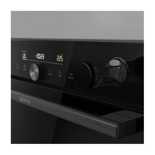 Gorenje BPSA6747DGWI fekete, beépíthető, sütőtér:77L, grill, légkeveréses, sütő