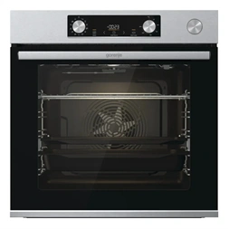 Gorenje BSA6737E15X inox, beépíthető, multifunkciós, 77 l sütő