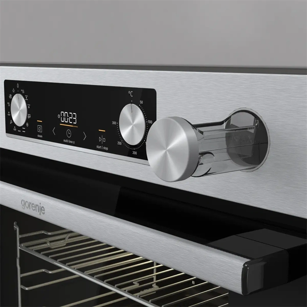 Gorenje BSA6737E15X inox, beépíthető, multifunkciós, 77 l sütő