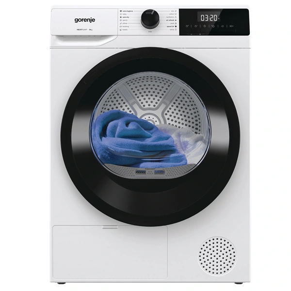 Gorenje D2HNE9D fehér, 9 kg, hőszivattyús, szárítógép (Újszerű)