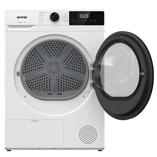 Gorenje D2HNE9D fehér, 9 kg, hőszivattyús, szárítógép (Újszerű)