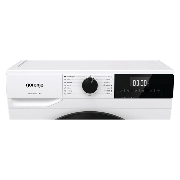 Gorenje D2HNE9D fehér, 9 kg, hőszivattyús, szárítógép (Újszerű)