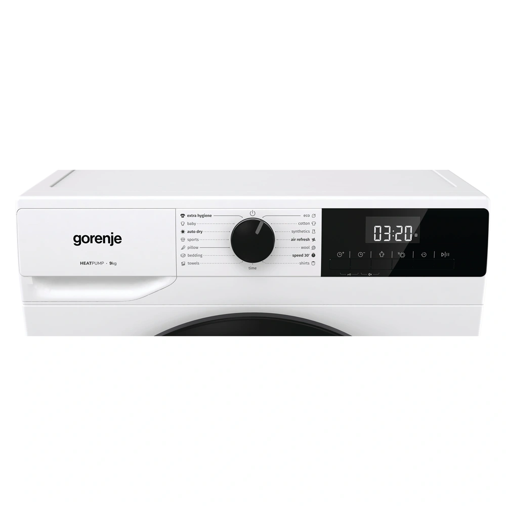 Gorenje D2HNE9D fehér, 9 kg, hőszivattyús, szárítógép (Újszerű)