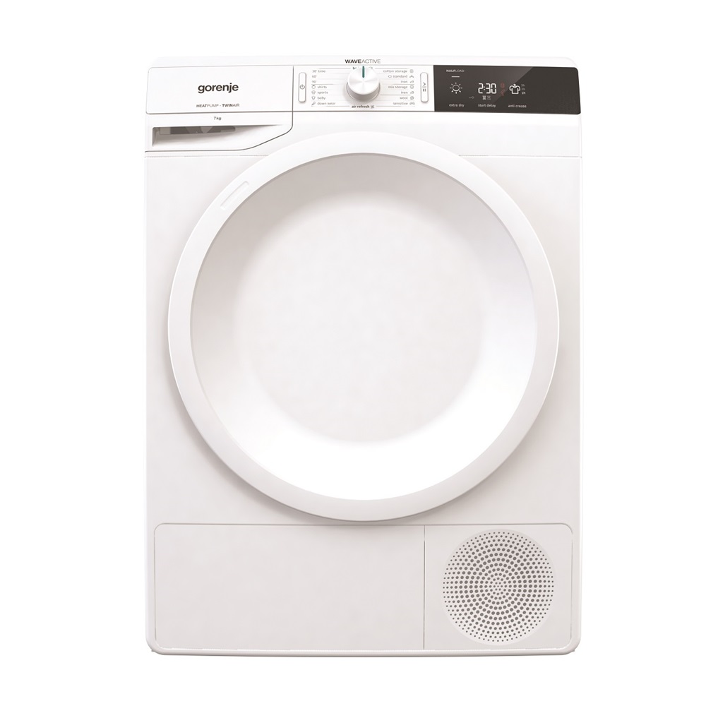 Gorenje DE71 fehér, 7 kg, hőszivattyús, szárítógép