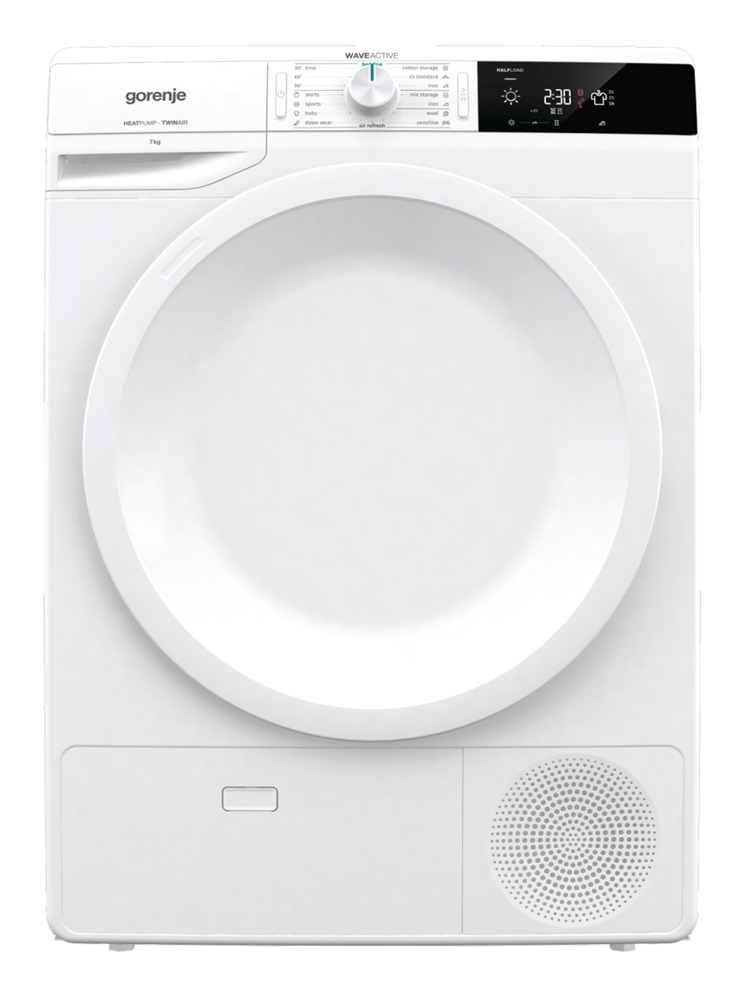 Gorenje DE71 fehér, 7 kg, hőszivattyús, szárítógép