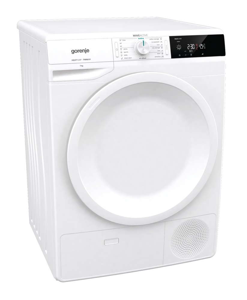 Gorenje DE71 fehér, 7 kg, hőszivattyús, szárítógép