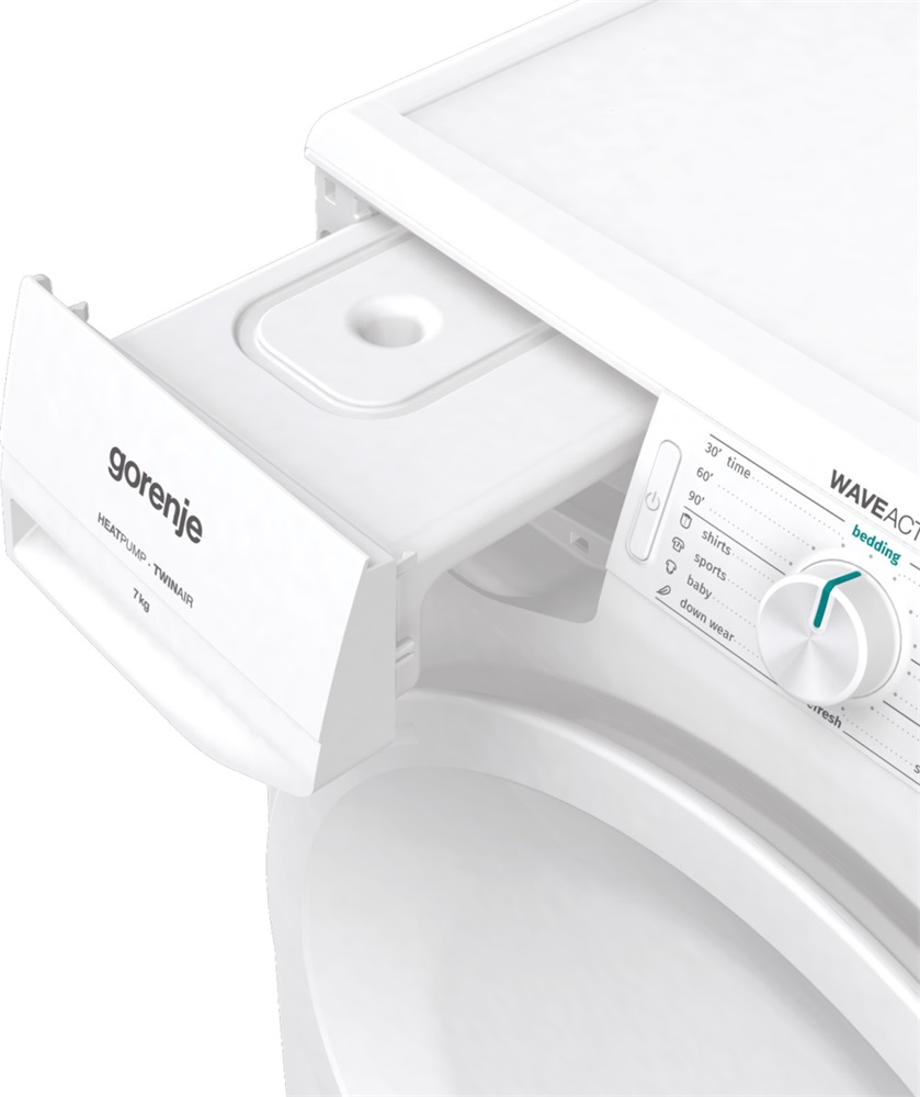 Gorenje DE71 fehér, 7 kg, hőszivattyús, szárítógép