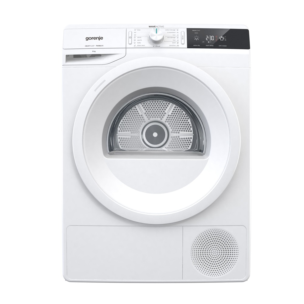 Gorenje DE72/G fehér, 7 kg, hőszivattyús, szárítógép