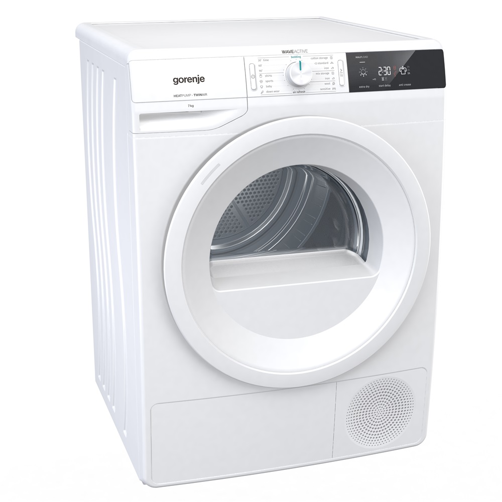 Gorenje DE72/G fehér, 7 kg, hőszivattyús, szárítógép