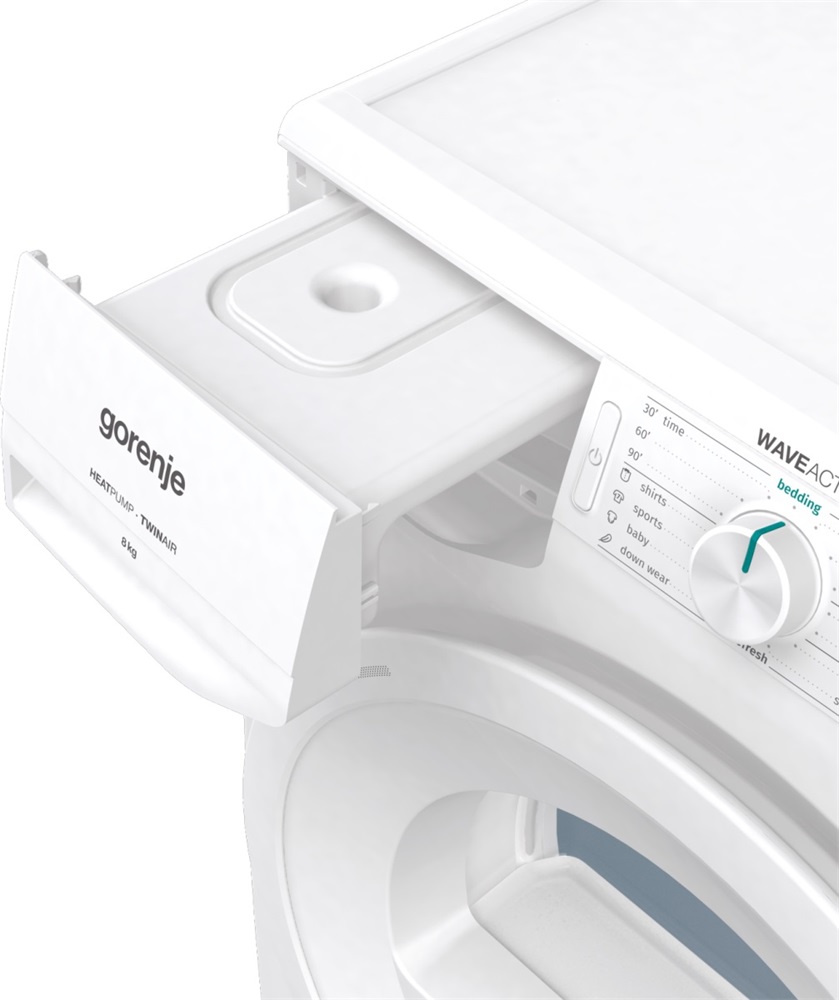 Gorenje DE82/G fehér, 8 kg, hőszivattyús, szárítógép