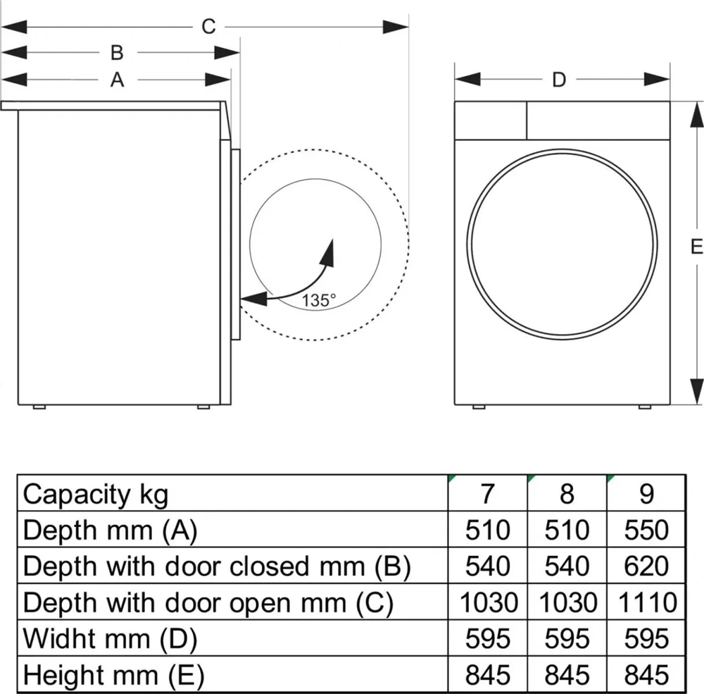 Gorenje DG2P7D fehér, hőszivattyús, 7 kg, szárítógép