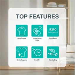 Gorenje DG2P9CP fehér, hőszivattyús, 9 kg, szárítógép