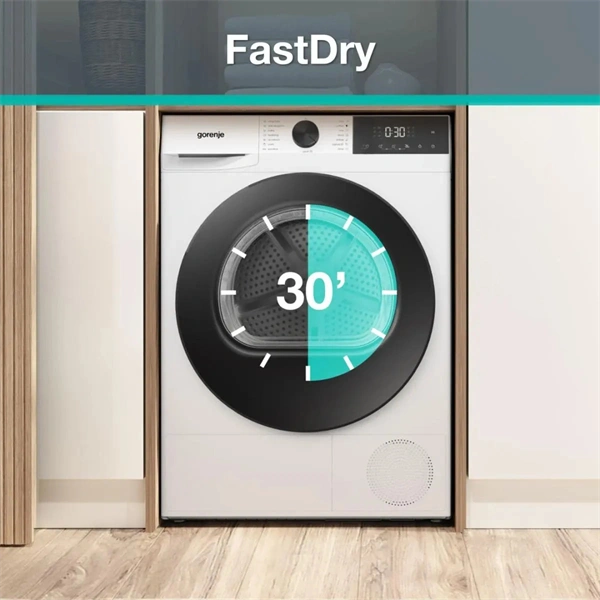 Gorenje DG2P9D fehér, hőszivattyús, 9 kg, szárítógép
