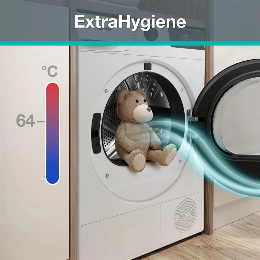 Gorenje DG2P9D fehér, hőszivattyús, 9 kg, szárítógép