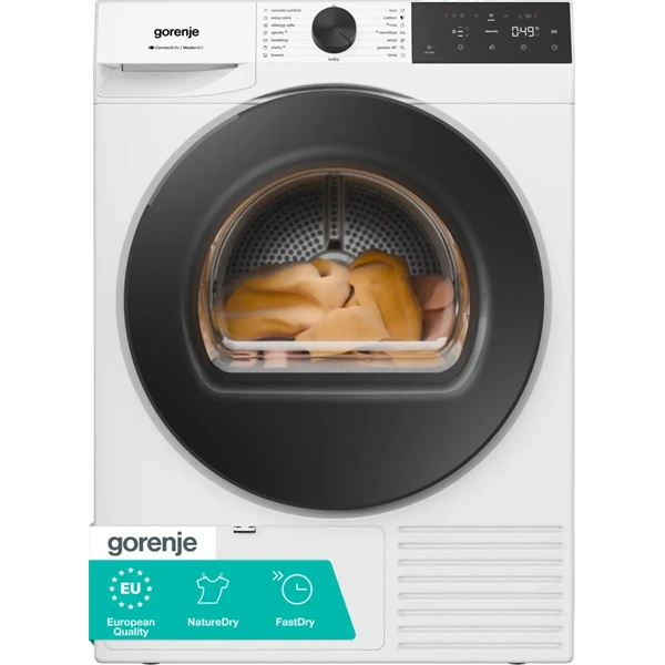 Gorenje DG48C fehér, hőszivattyús, 8 kg, szárítógép