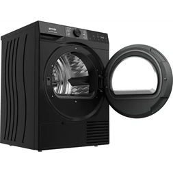 Gorenje DG48DB fekete, hőszivattyús, 8 kg, szárítógép