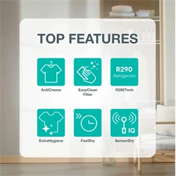 Gorenje DG68C fehér, hőszivattyús, 8 kg, szárítógép