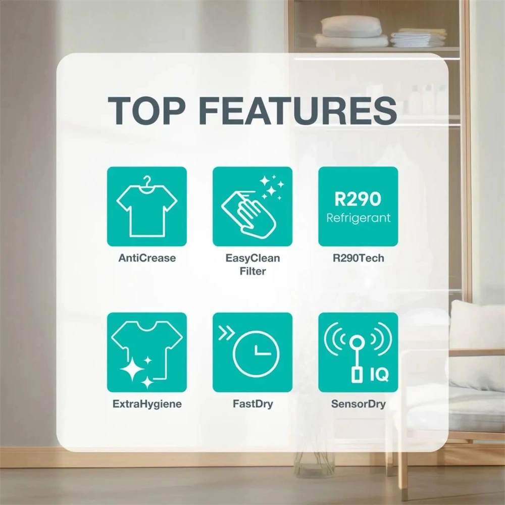 Gorenje DG68C fehér, hőszivattyús, 8 kg, szárítógép