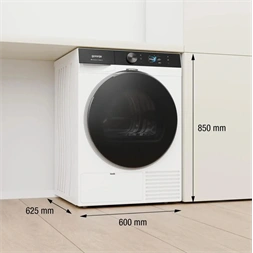 Gorenje DG89CPS fehér, hőszivattyús, 8 kg, szárítógép