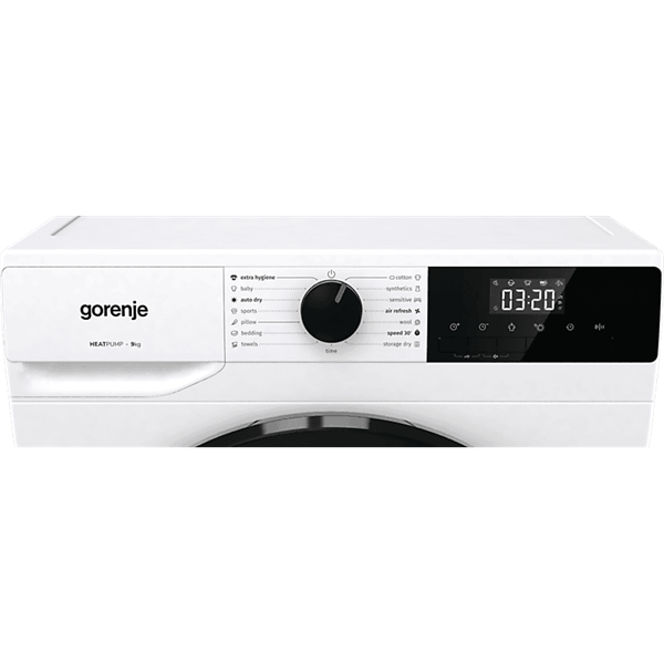 Gorenje DHNA92 fehér, 9 kg, hőszivattyús, szárítógép