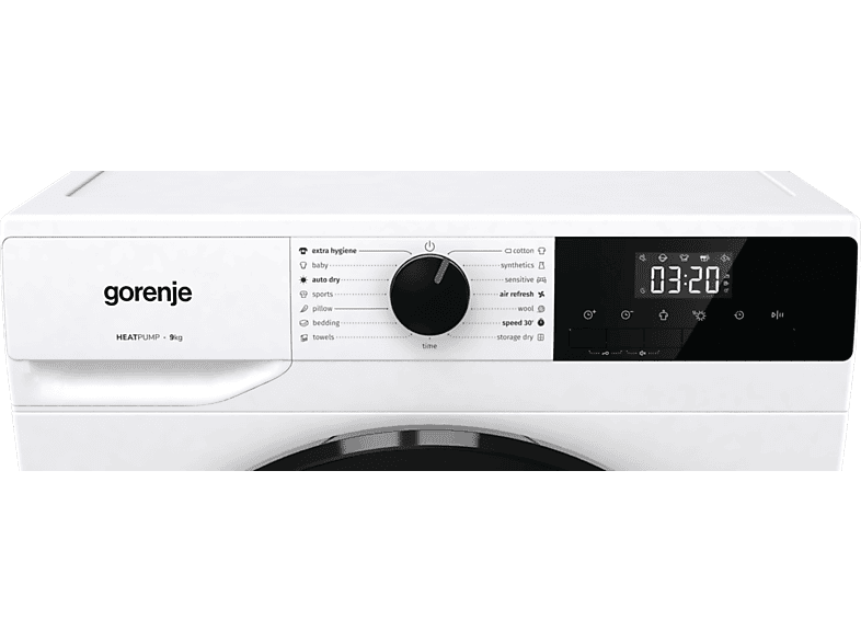 Gorenje DHNA92 fehér, 9 kg, hőszivattyús, szárítógép