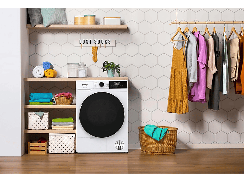 Gorenje DHNA92 fehér, 9 kg, hőszivattyús, szárítógép