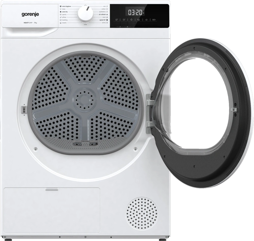 Gorenje DHNE7D fehér, 7kg, hőszivattyús szárítógép