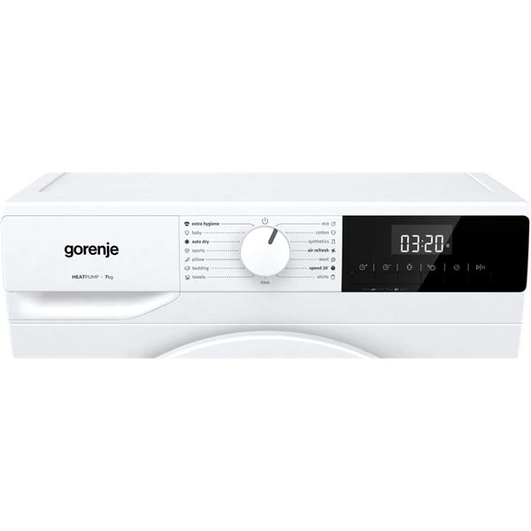 Gorenje DHNE7D fehér, 7kg, hőszivattyús szárítógép