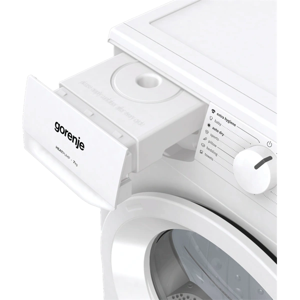 Gorenje DHNE7D fehér, 7kg, hőszivattyús szárítógép