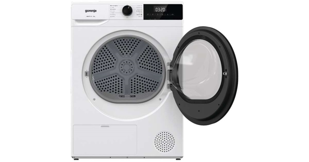 Gorenje DHNE82 fehér, 8 kg, hőszivattyús, szárítógép