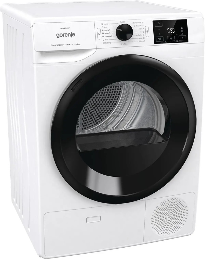 Gorenje DNE72/GN fehér, 7 kg, hőszivattyús, szárítógép (Újszerű)