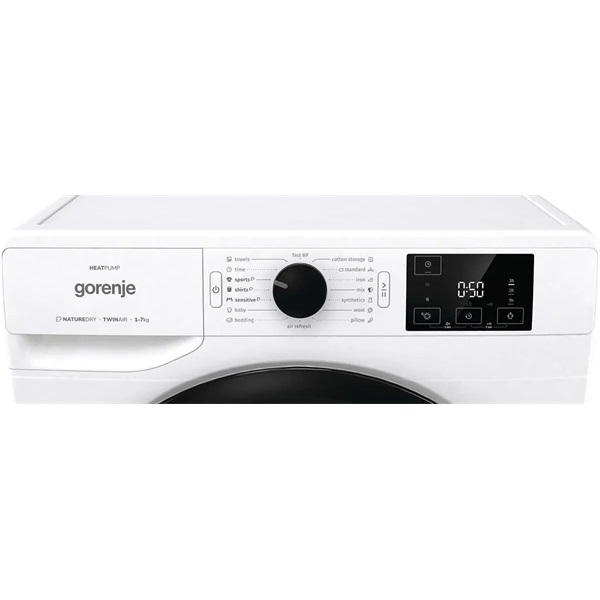 Gorenje DNE72/GN fehér, 7 kg, hőszivattyús, szárítógép (Újszerű)