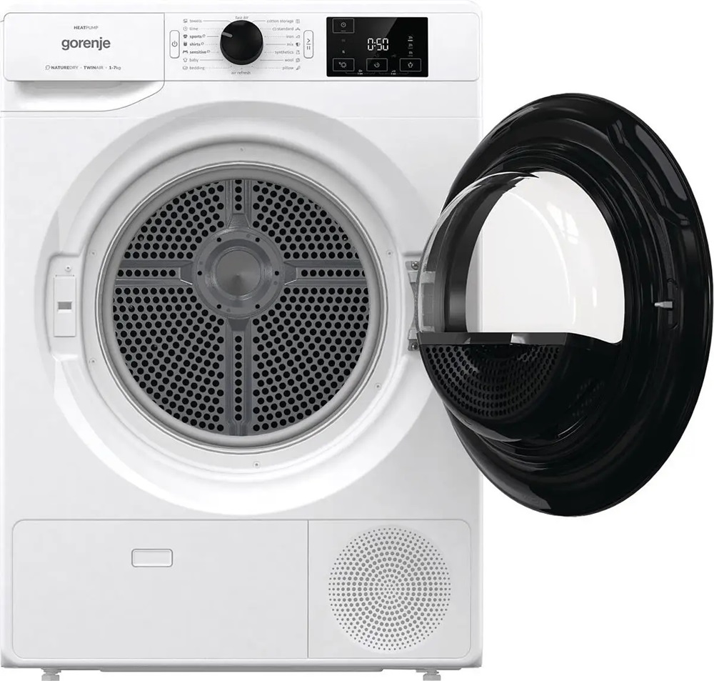 Gorenje DNE72/GN fehér, 7 kg, hőszivattyús, szárítógép