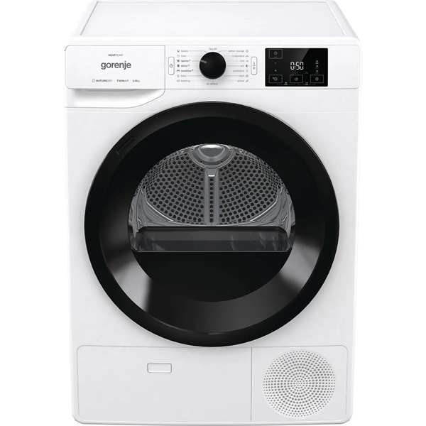 Gorenje DNE82/GN fehér, 8 kg, hőszivattyús, szárítógép (Újszerű)