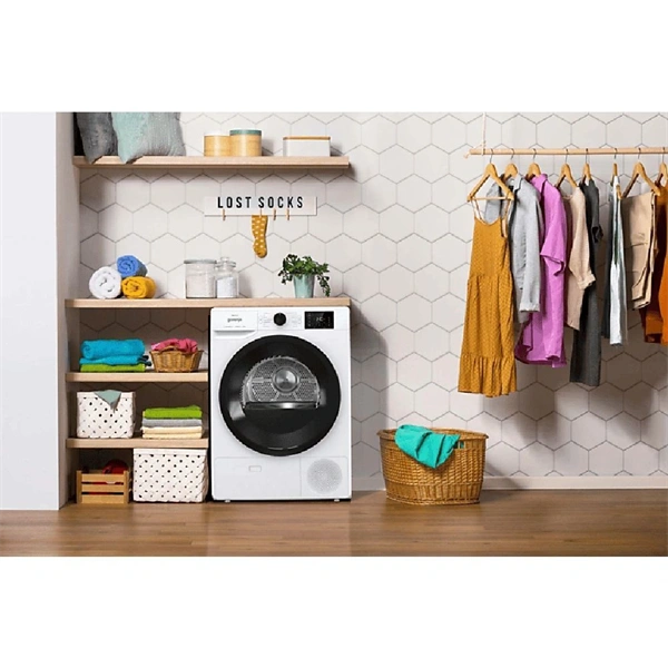 Gorenje DNE82/GN fehér, 8 kg, hőszivattyús, szárítógép (Használt - B)