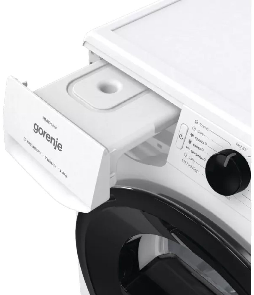 Gorenje DNE92/GN fehér, 9 kg, hőszivattyús, szárítógép
