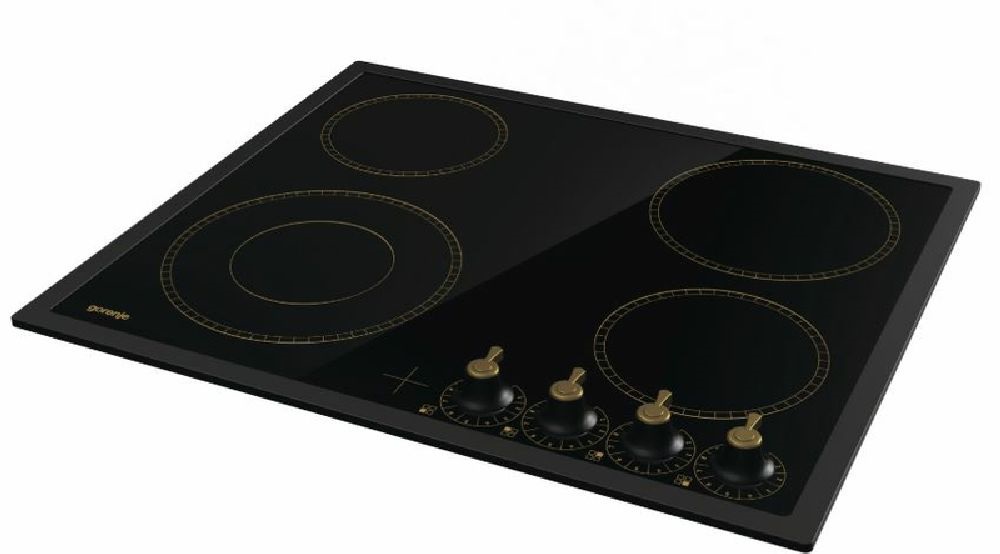 Gorenje EC642CLB fekete, beépíthető, elektromos üvegkerámia, főzőzóna: 4, beépíthető méret: 56cm, főzőlap
