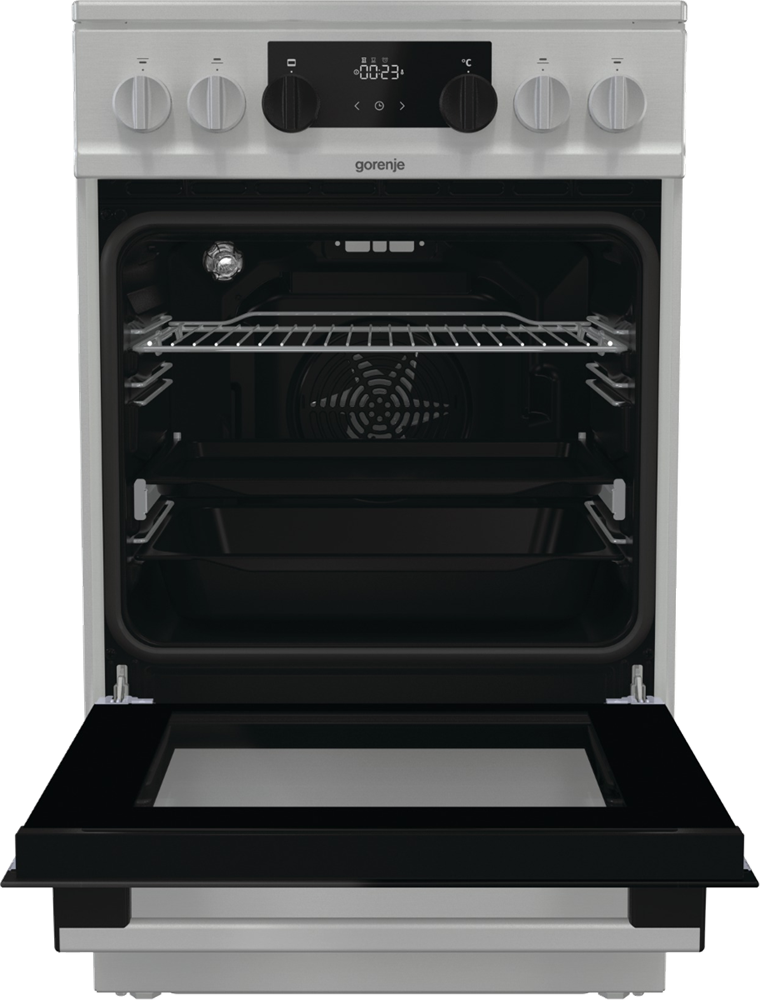 Gorenje ECS5350XA fehér, szabadonálló, kerámialapos, elektromos, főzőzóna: 4, sütő:70L, grill, tűzhely