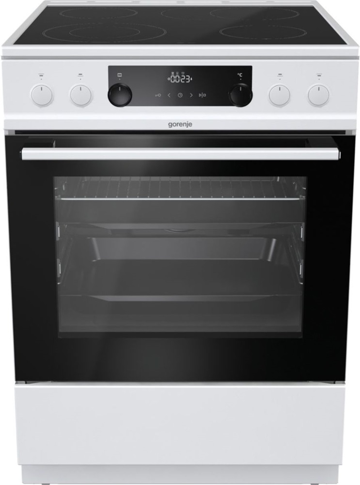 Gorenje ECS6350WPA fehér, szabadonálló, kerámialapos, elektromos, főzőzóna: 4, sütő:70L, grill, tűzhely