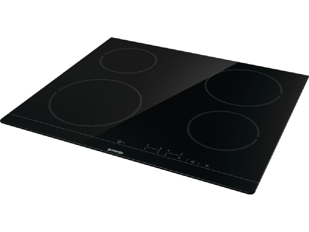 Gorenje ECT601FMC fekete, beépíthető, elektromos üvegkerámia, főzőzóna: 4, beépíthető méret: 56cm, főzőlap