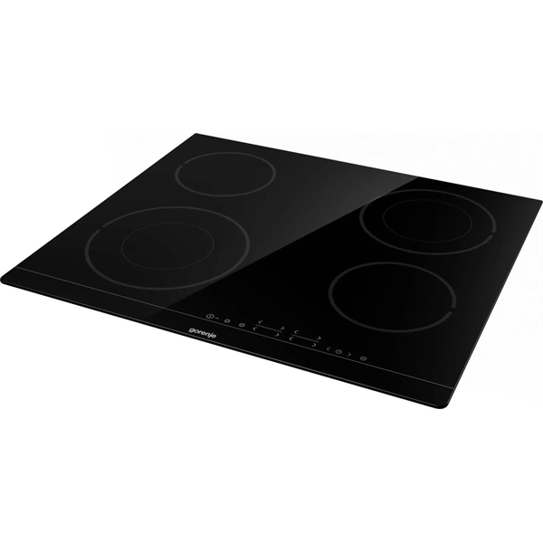 Gorenje ECT604FM fekete, beépíthető, kerámia, 4 főzőzóna, főzőlap