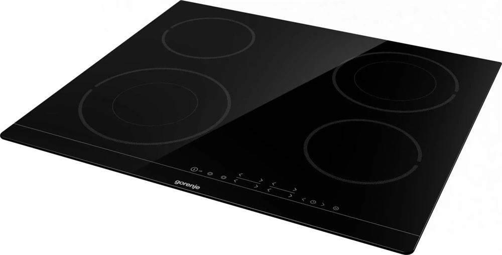 Gorenje ECT604FM fekete, beépíthető, kerámia, 4 főzőzóna, főzőlap