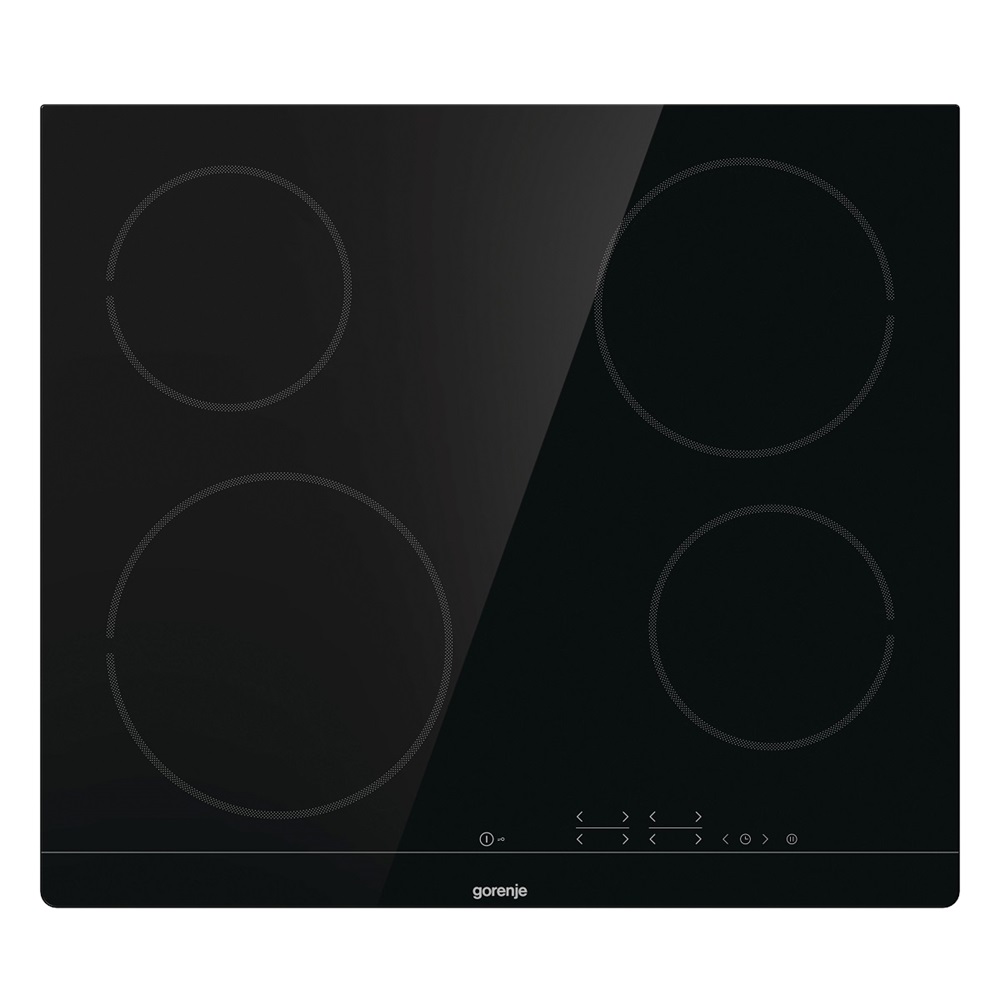 Gorenje ECT641BSC fekete, beépíthető, elektromos üvegkerámia, főzőzóna: 4, beépíthető méret: 56cm, főzőlap