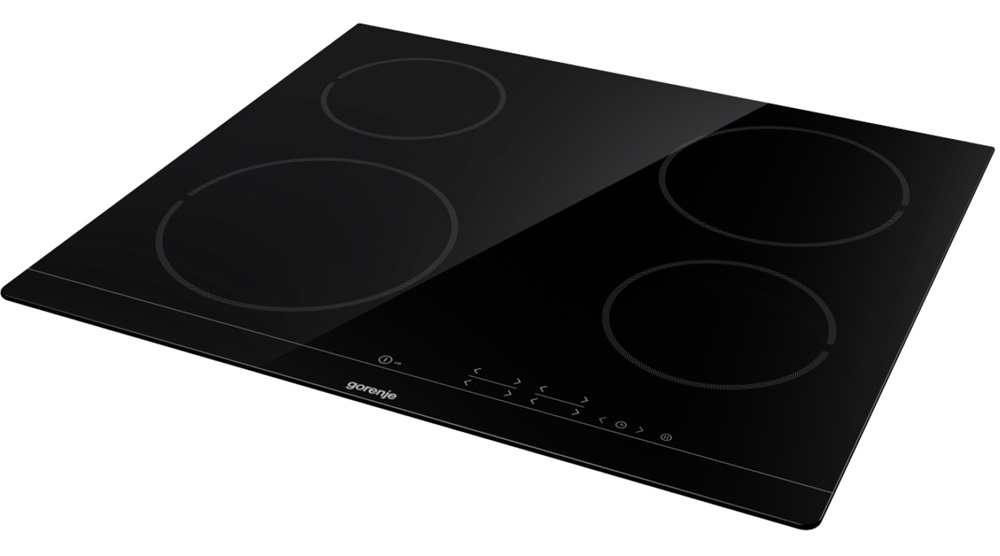 Gorenje ECT641BSC fekete, beépíthető, elektromos üvegkerámia, főzőzóna: 4, beépíthető méret: 56cm, főzőlap