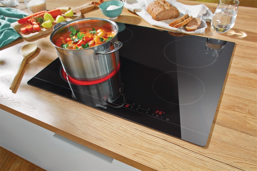 Gorenje ECT641BSC fekete, beépíthető, elektromos üvegkerámia, főzőzóna: 4, beépíthető méret: 56cm, főzőlap