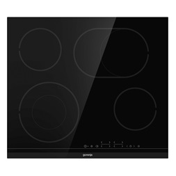Gorenje ECT643BCSC fekete, beépíthető, elektromos üvegkerámia, főzőzóna: 4, beépíthető méret: 56cm, főzőlap (Újszerű)