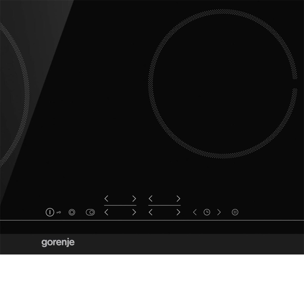 Gorenje ECT643BCSC fekete, beépíthető, elektromos üvegkerámia, főzőzóna: 4, beépíthető méret: 56cm, főzőlap (Újszerű)