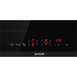 Gorenje ECT643BCSC fekete, beépíthető, elektromos üvegkerámia, főzőzóna: 4, beépíthető méret: 56cm, főzőlap (Újszerű)