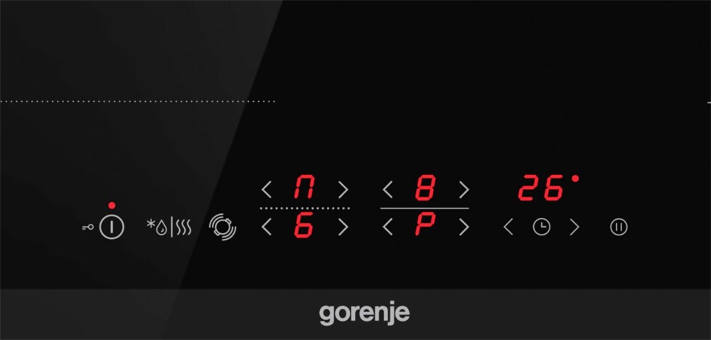 Gorenje ECT643BCSC fekete, beépíthető, elektromos üvegkerámia, főzőzóna: 4, beépíthető méret: 56cm, főzőlap (Újszerű)