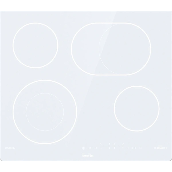 Gorenje ECT643SYW fehér, beépíthető, üvegkerémia, főzőzóna:4, beépítési méret:56cm, főzőlap